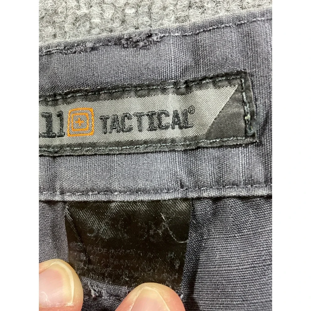 5.11 Tactical Pants Mens 38x35 Gray Cargo Utility Ripstop Workwear Outdoor Hikin